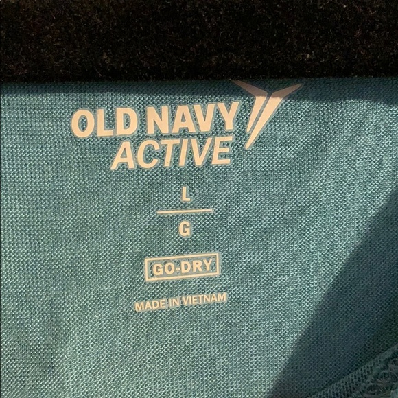 Large Old Navy Turquoise Blue Workout Top - Picture 4 of 4